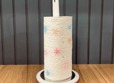 تصویر 1 از دستمال کاغذی رولی بیتا طرح ساده سلولزی